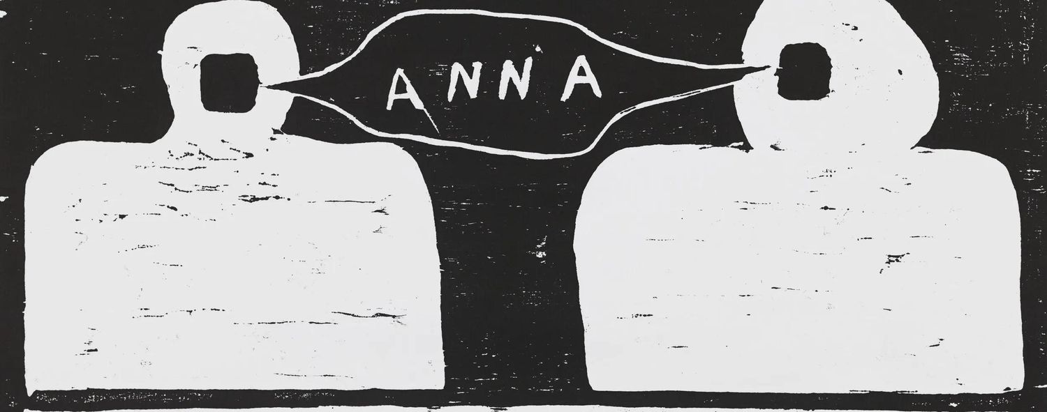 Anna Maria Maiolino. ANNA — And the infinite line