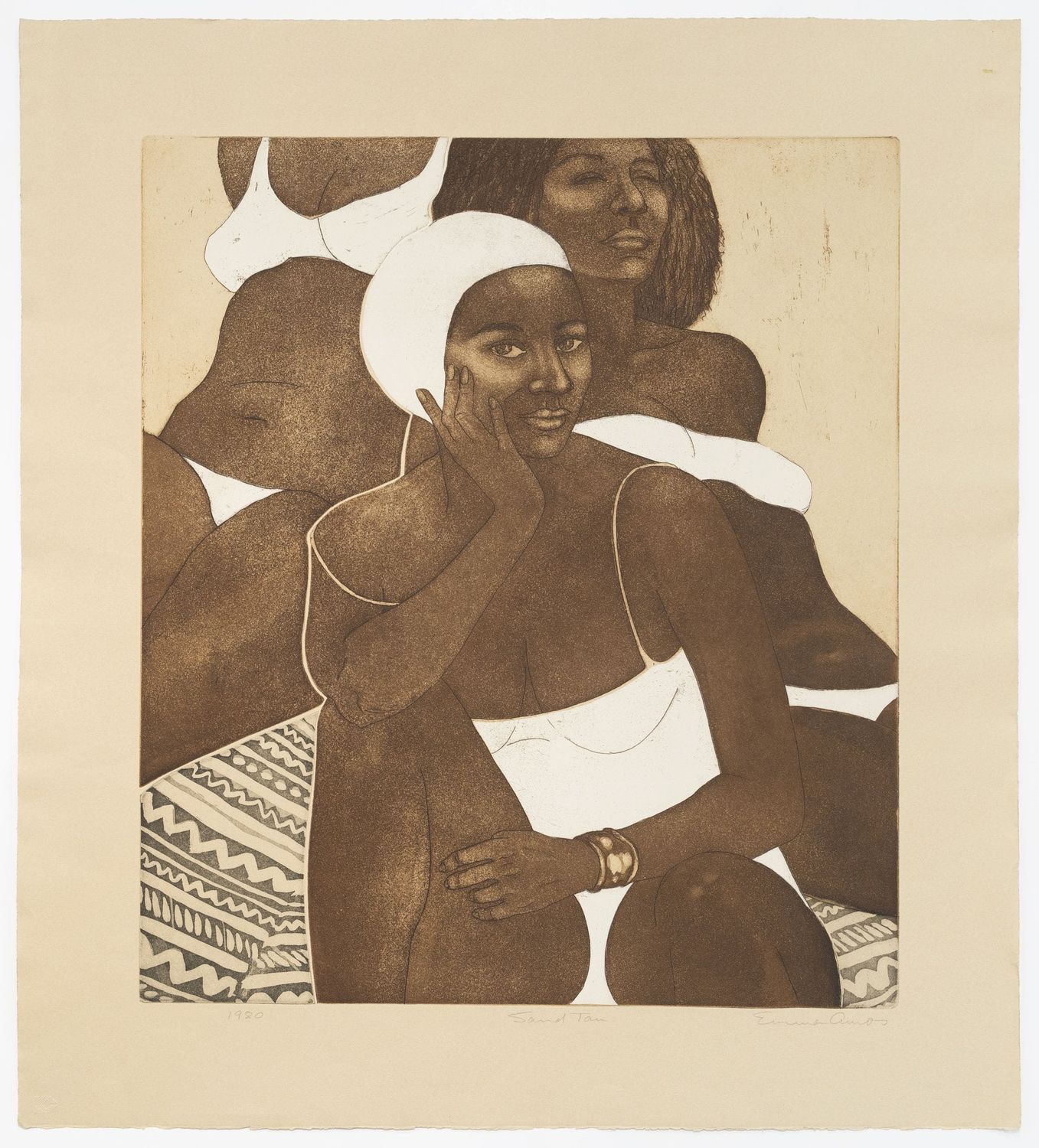 Emma Amos: Bathers