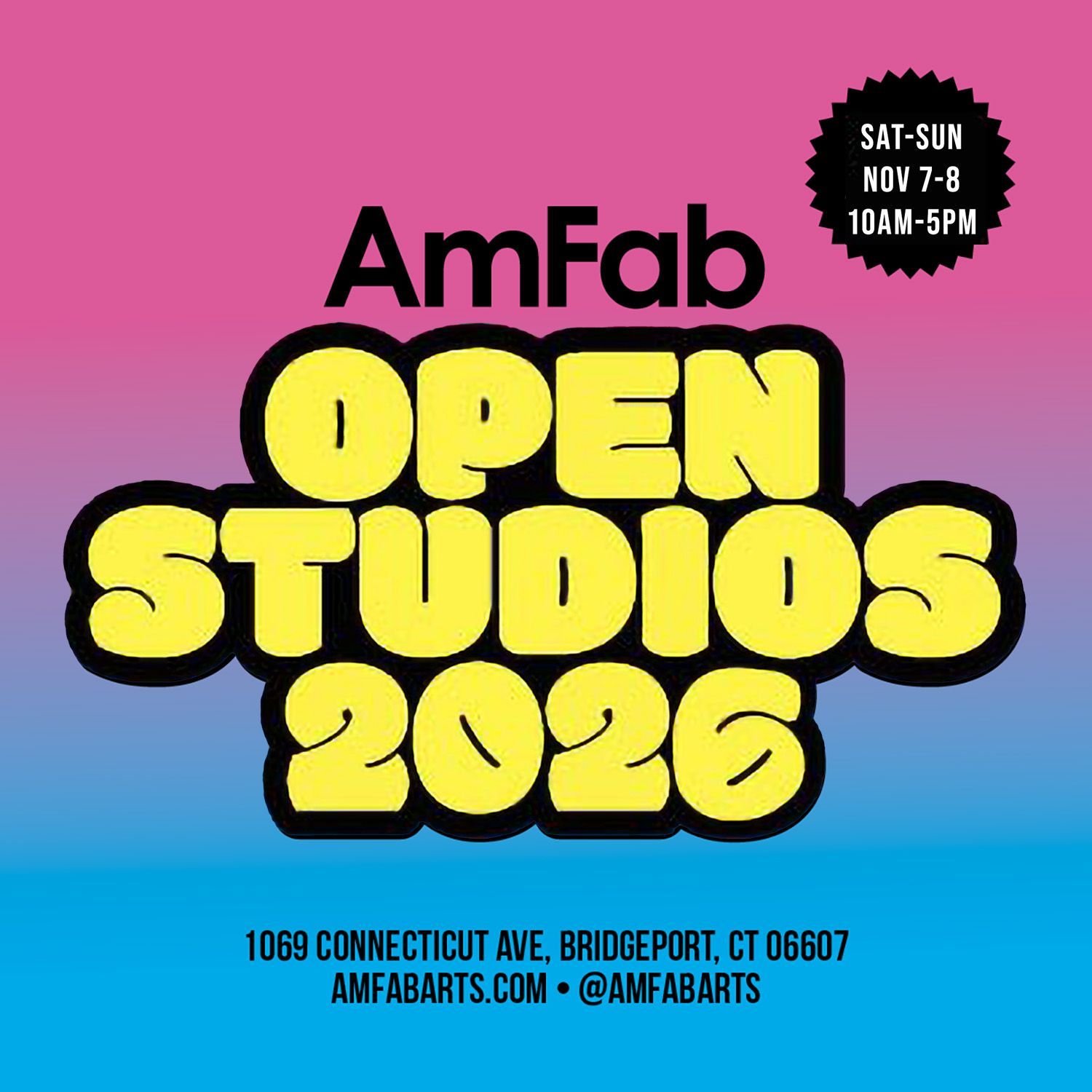 Fall 2026 AmFab Open Studios
