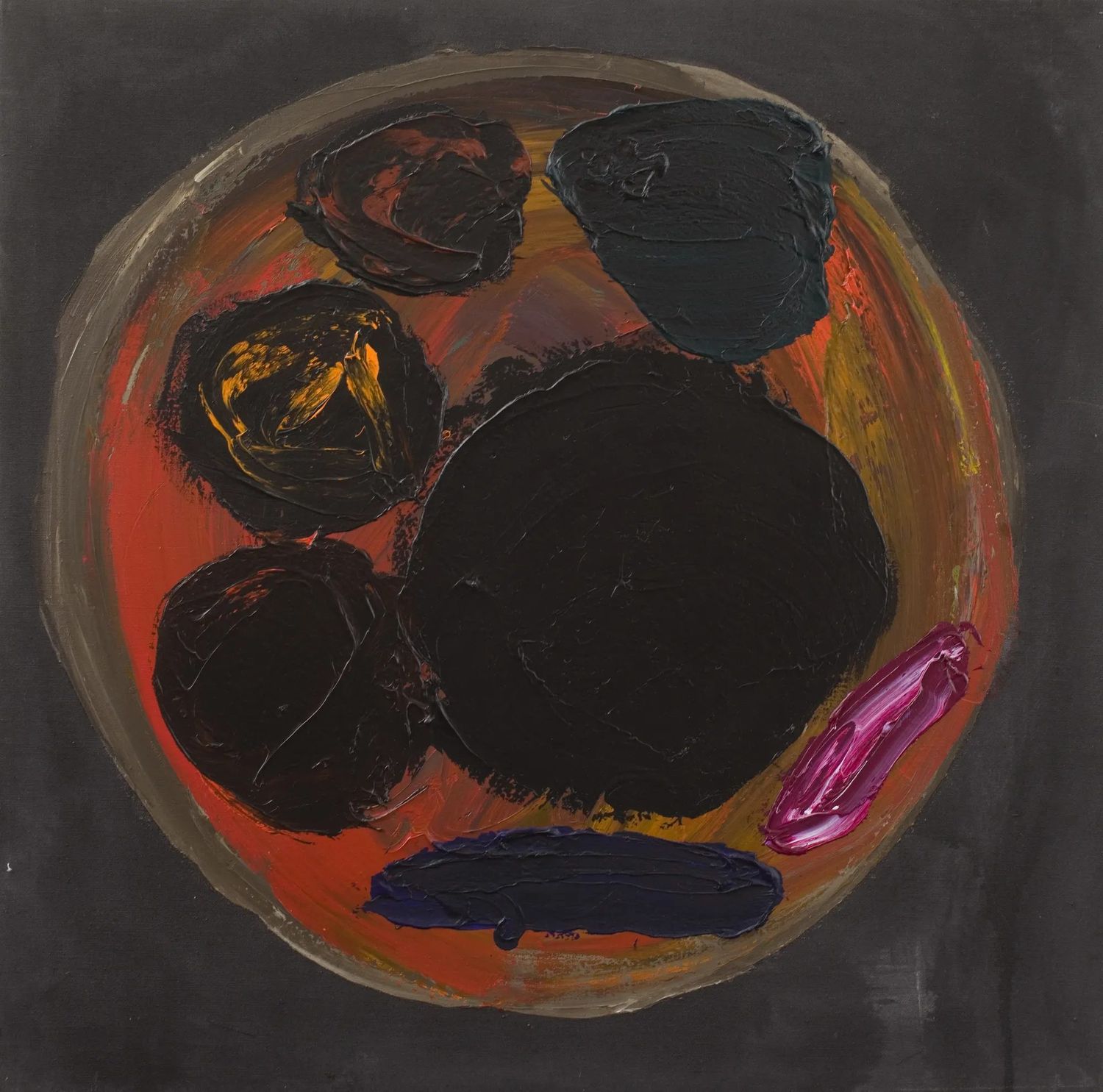 John Hoyland and Clyde Hopkins: The wind blows high in space