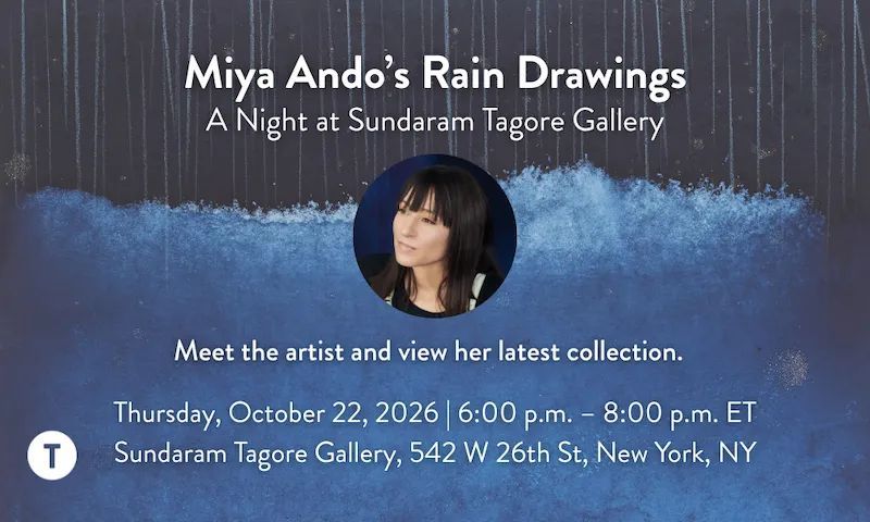 Miya Ando’s Rain Drawings: A Night at Sundaram Tagore Gallery