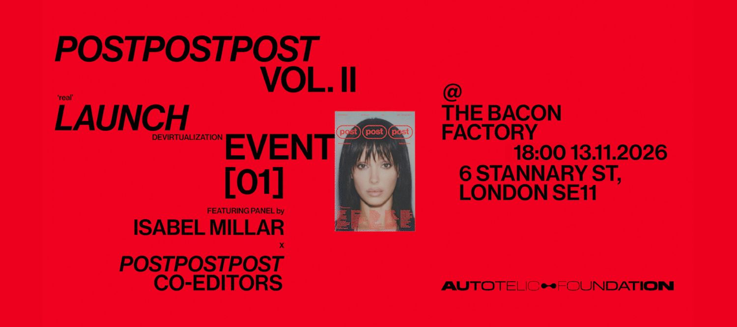POSTPOSTPOST & Justin Urbach Launch Party