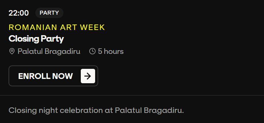 Romanian Art Week: Closing Party