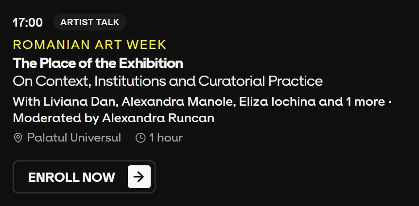 The Place of the Exhibition: On Context, Institutions and Curatorial Practice